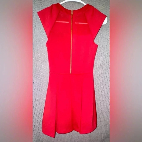 Ted Baker London Kipp Dress in Brick Red uk size 1 us 4 - Picture 6 of 14